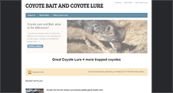 Desktop Screenshot of coyotebaitandlure.com