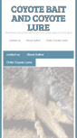 Mobile Screenshot of coyotebaitandlure.com